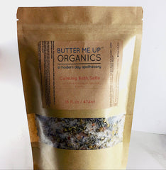 Lavender & Chamomile Calming Organic Bath Salts for Detox and Relaxation