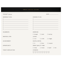Self Care Notepad
