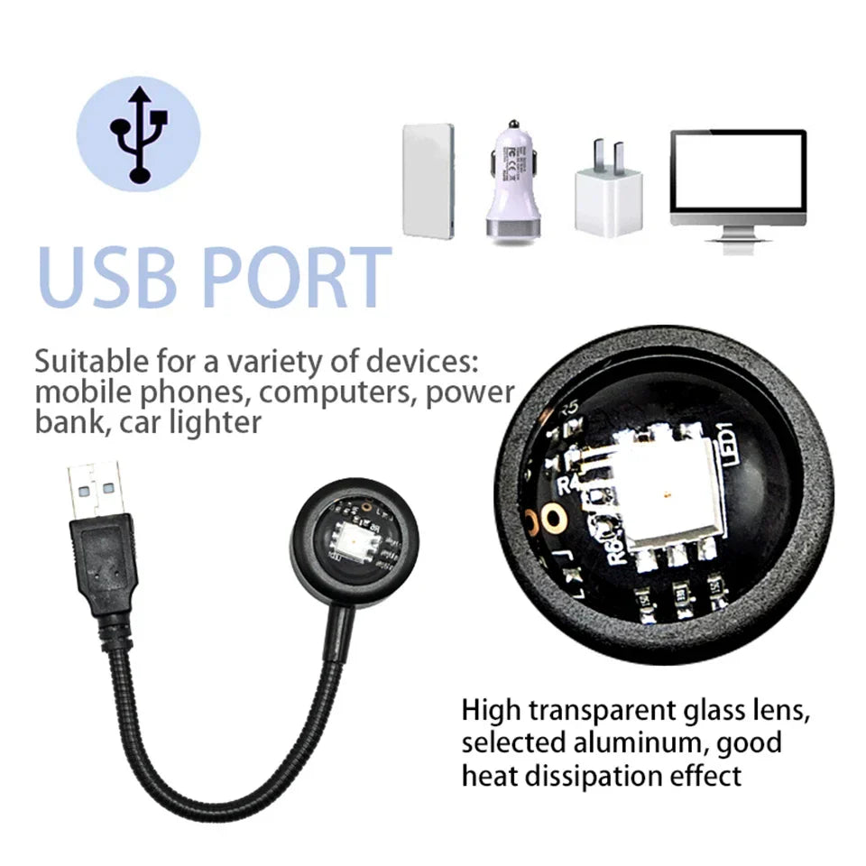 USB port adapter with components and text on a white background