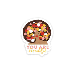 Flower Afro Sticker